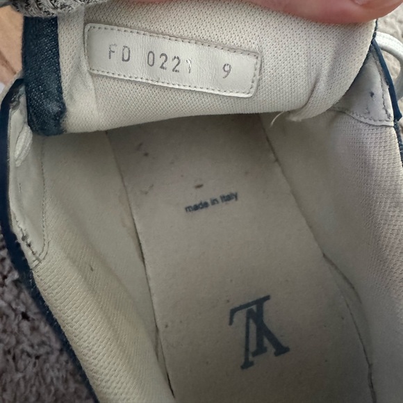 Men’s Louis Vuitton trainers low denim sneaker - Picture 10 of 11